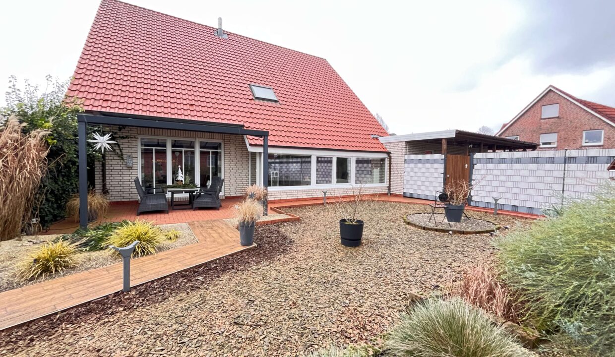 Pflegeleicht angelegter Garten