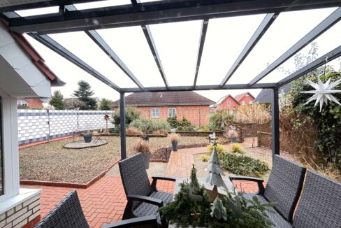 Überdachte Terrasse