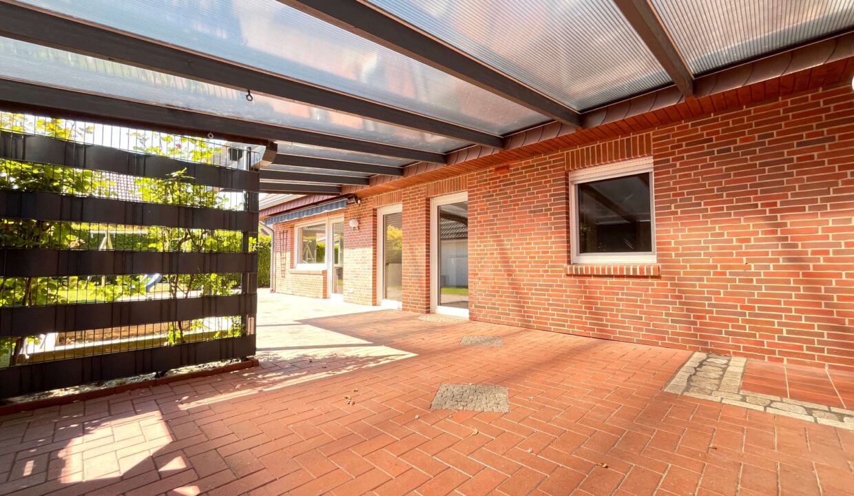 Überdachte Terrasse