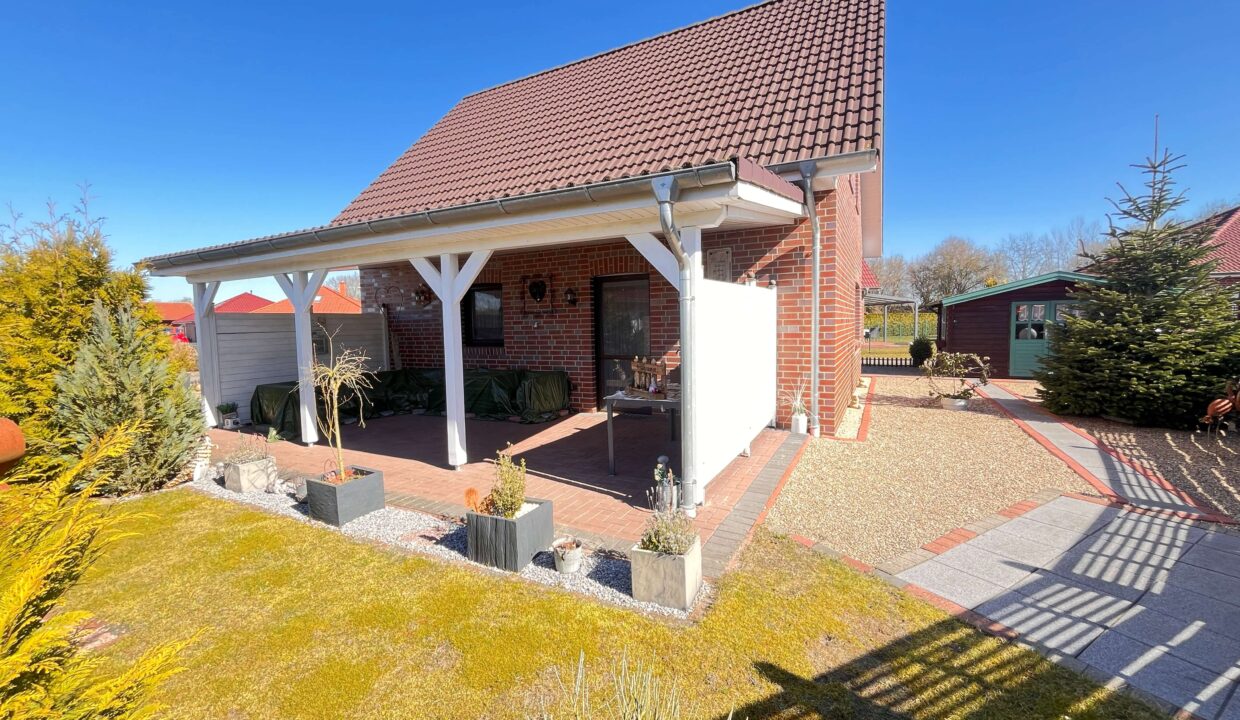Überdachte Terrasse