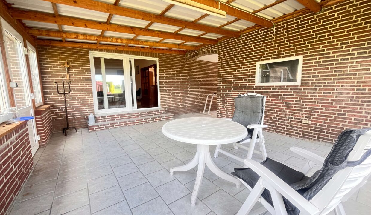 Überdachte Terrasse