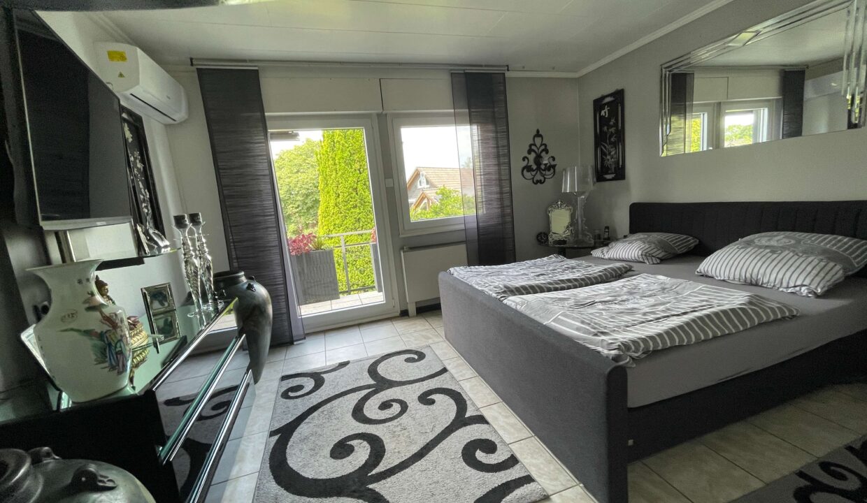 Schlafzimmer mit Klima