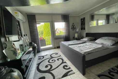 Schlafzimmer mit Klima