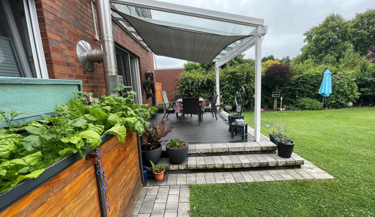 Überdachte Terrasse