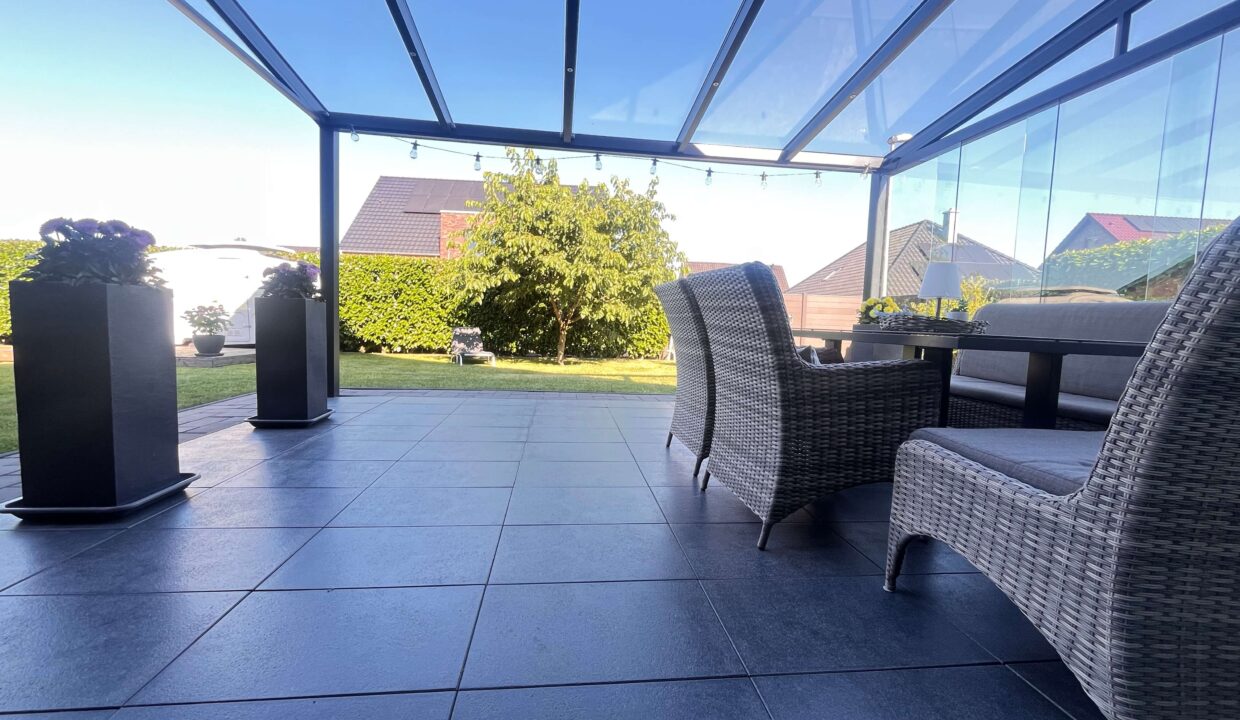 Überdachte Terrasse