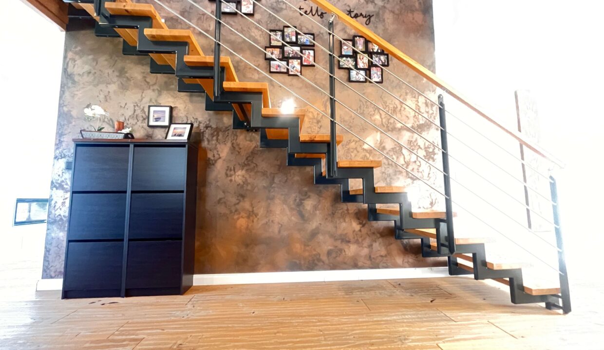 Stilvolle Treppe zum OG