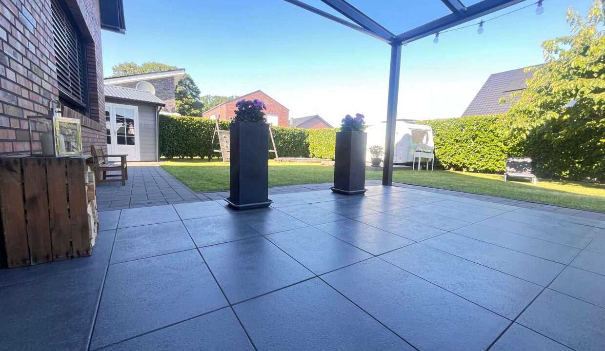 Überdachte Terrasse