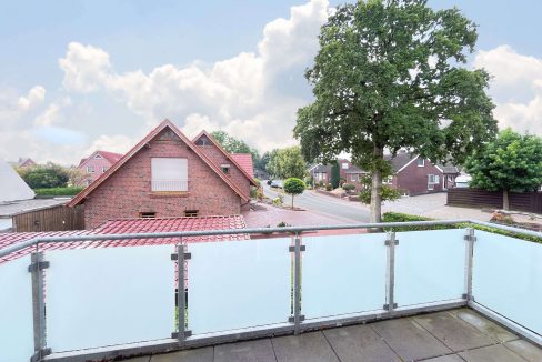 Blick vom Balkon