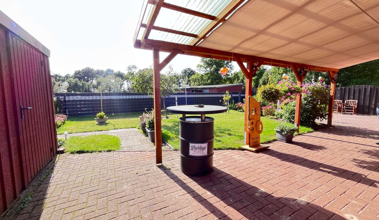 Überdachte Terrasse