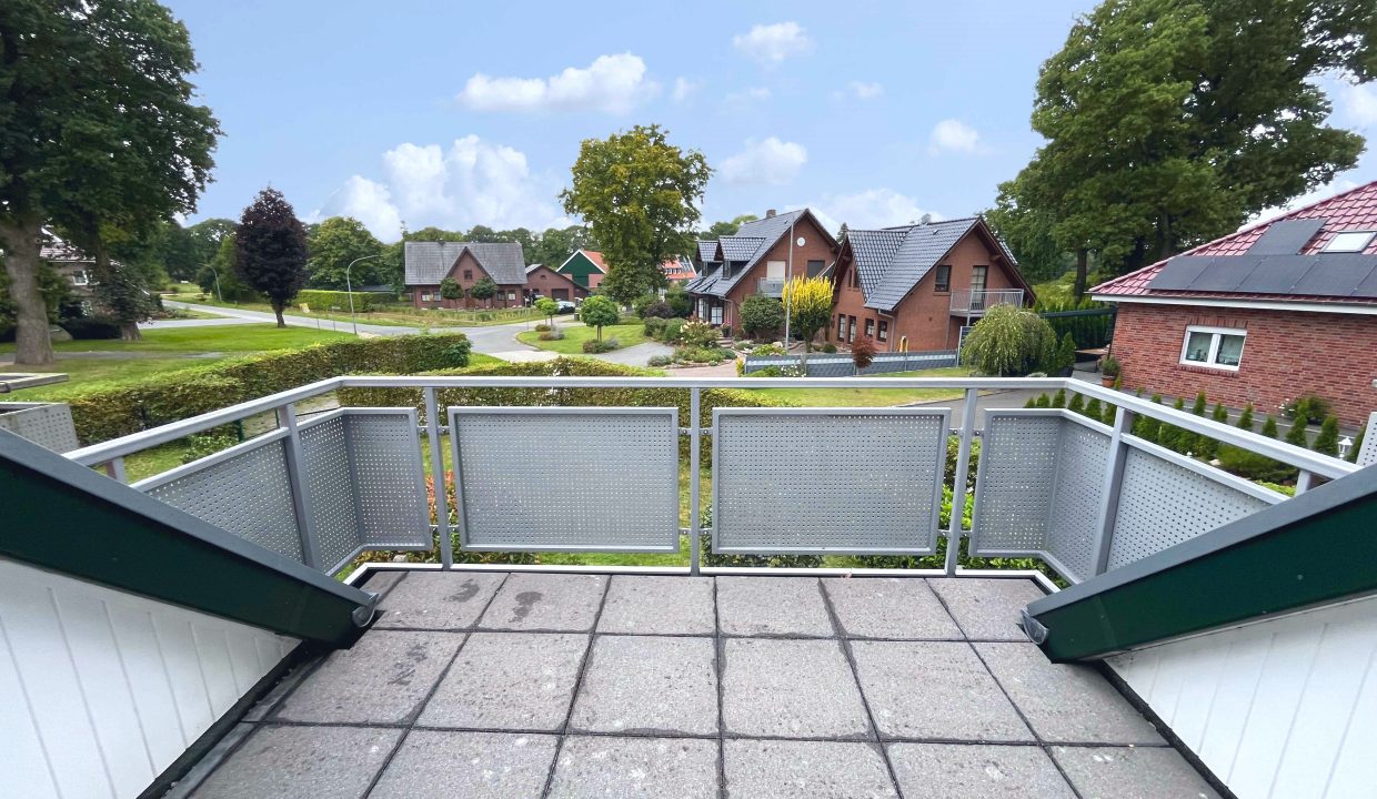 Blick vom Balkon