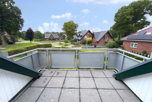 Blick vom Balkon