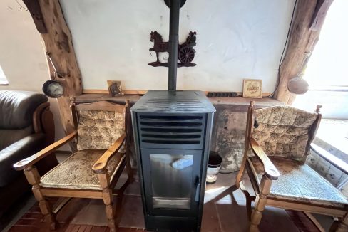 Pelletofen im Reiterstübchen