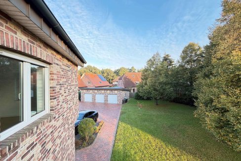 Blick vom Balkon