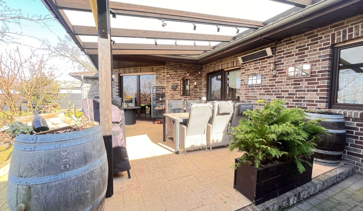 Überdachte Terrasse