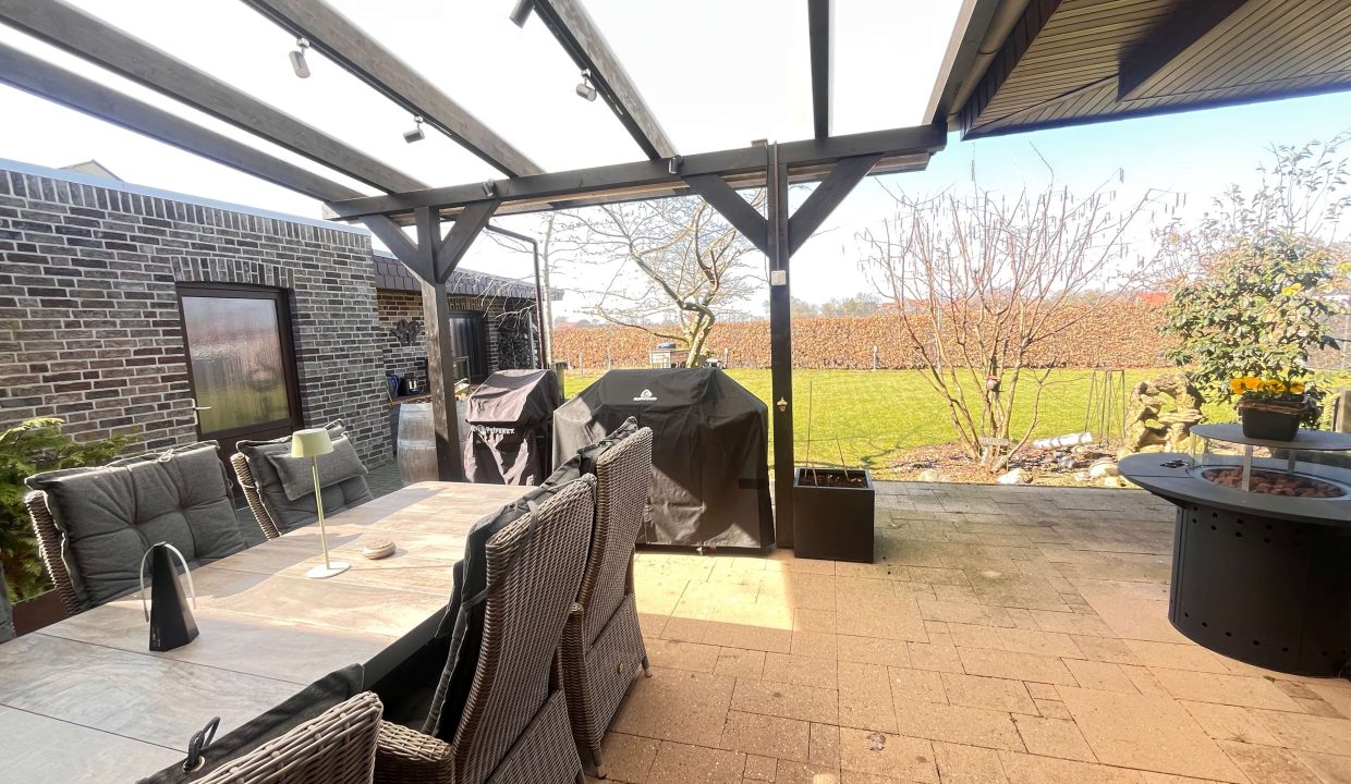 Überdachte Terrasse