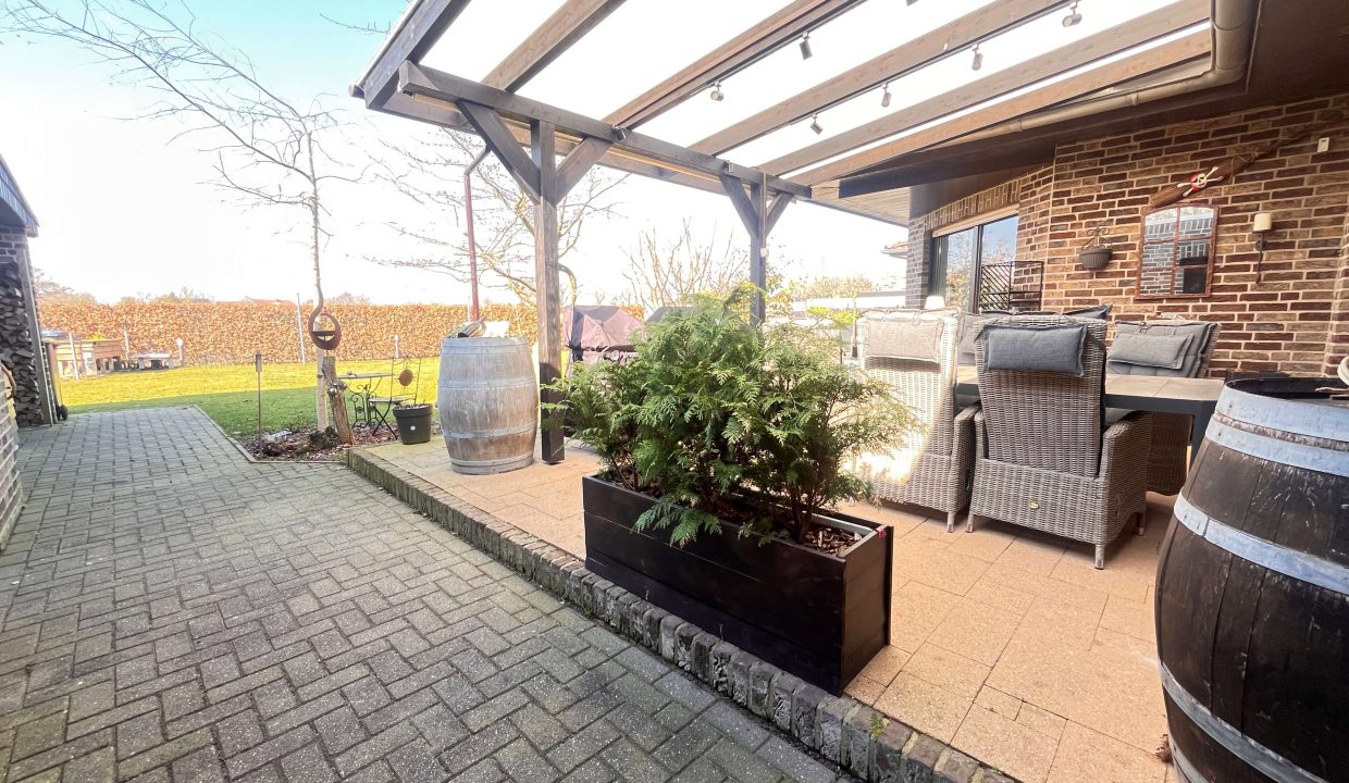 Überdachte Terrasse