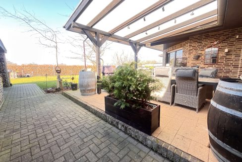 Überdachte Terrasse