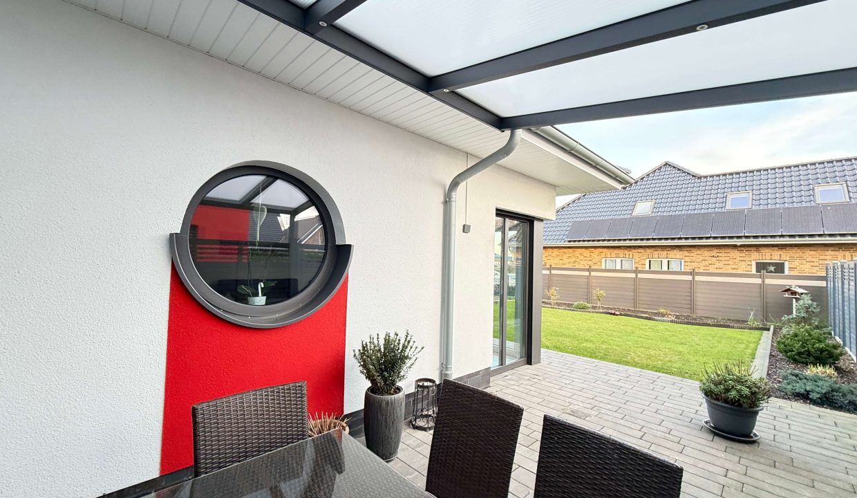 Überdachte Terrasse