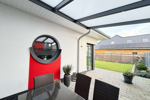 Überdachte Terrasse