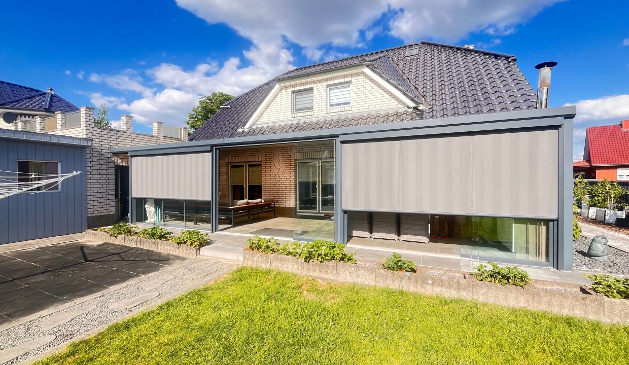 Senkrechte Beschattung