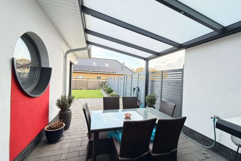 Überdachte Terrasse