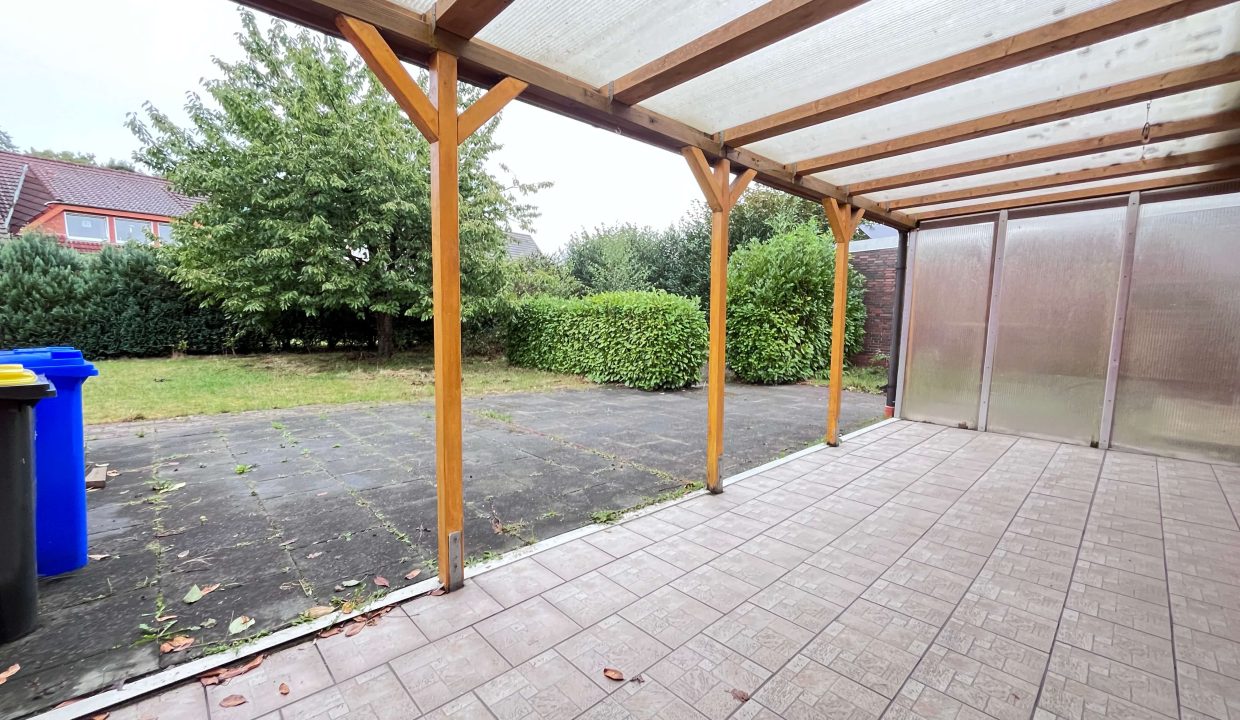 Überdachte Terrasse