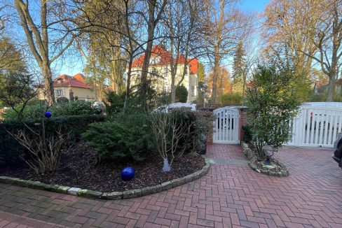 Hofauffahrt mit Klinkersteinen