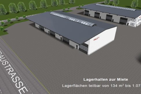 Lagerhallen geplant