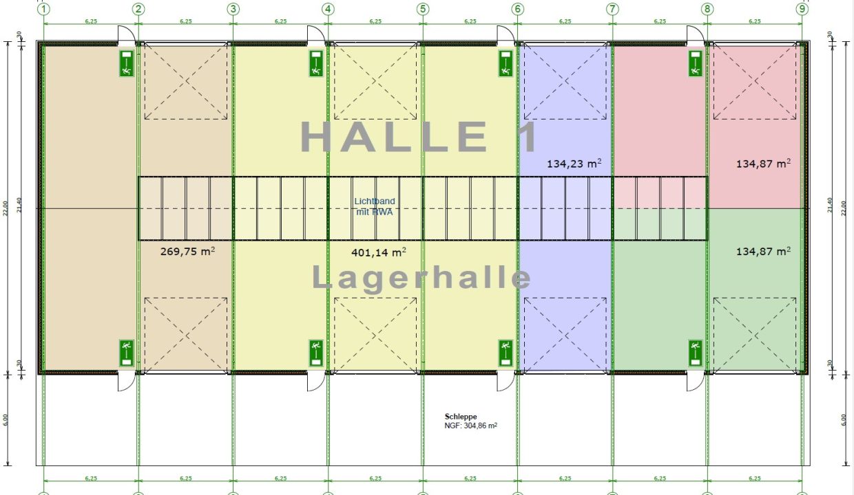 Aufteilung Variante B