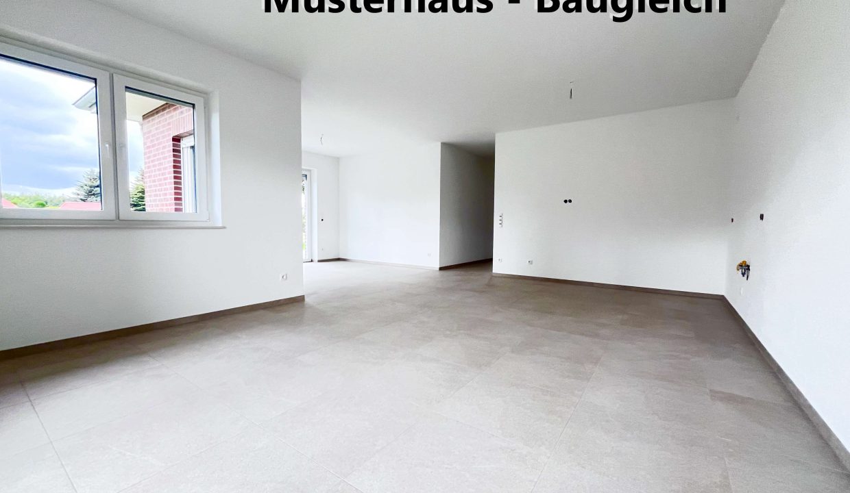 Wohnzimmer offene Küche