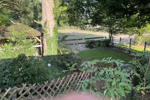 Blich auf den Außenreitplatz