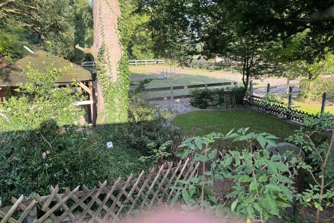 Blich auf den Außenreitplatz