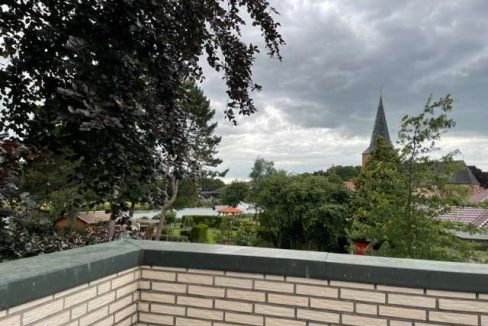 Blick vom Balkon zur Ems