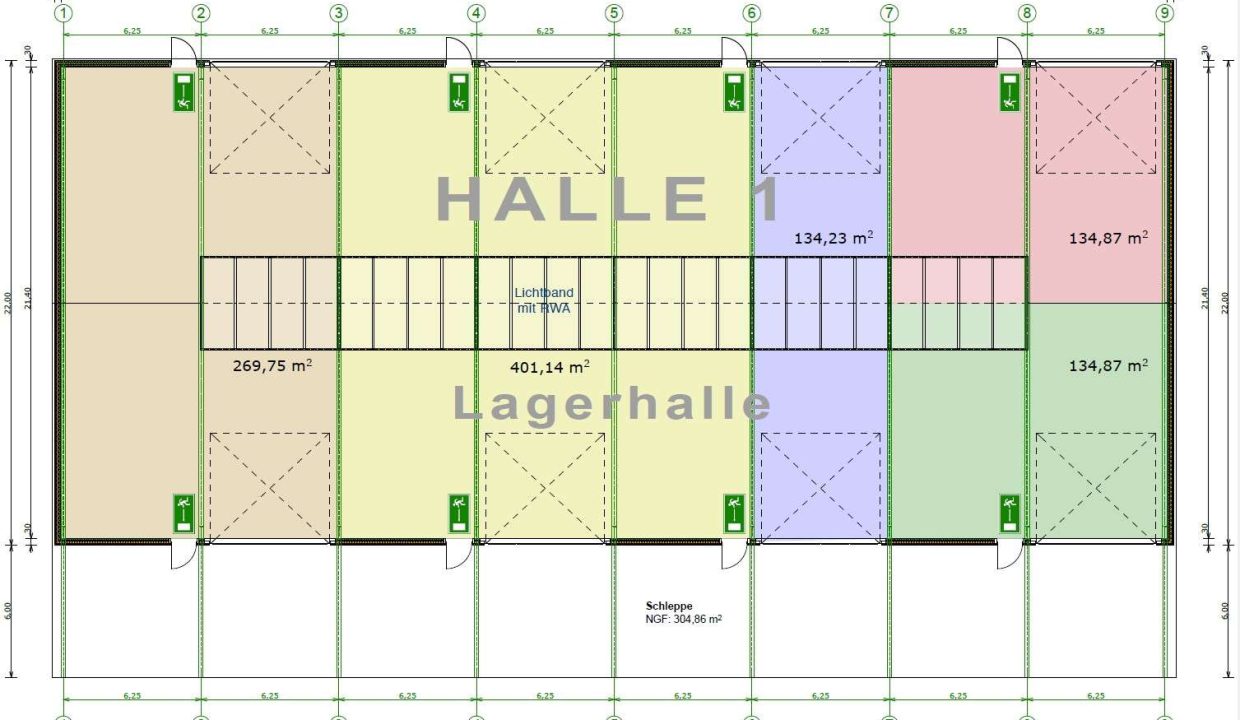 Aufteilung Variante B