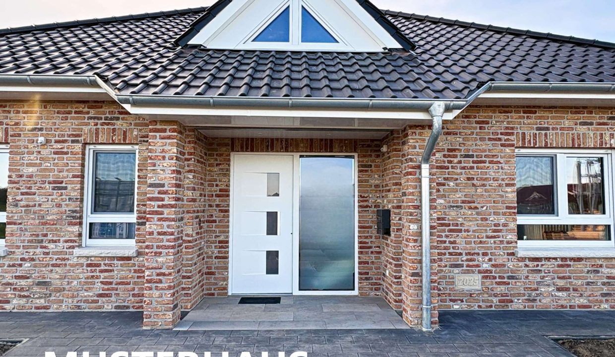 Überdachter Eingangsbereich