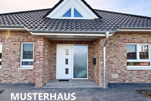 Überdachter Eingangsbereich