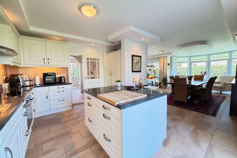 Offene Küche zum Wohnbereich