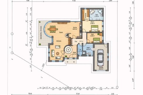 Grundriss EG - KI bearbeitet