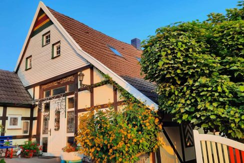 Haus Seitenansicht