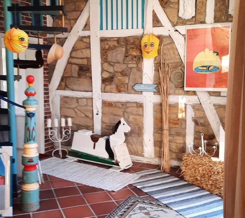 Diele mit Pompeji-Mosaik
