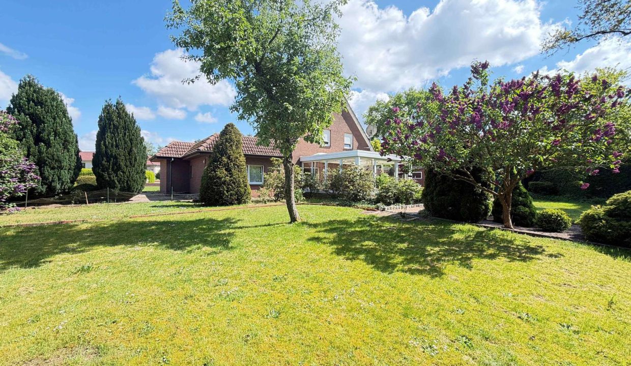 Haus mit schönem Garten