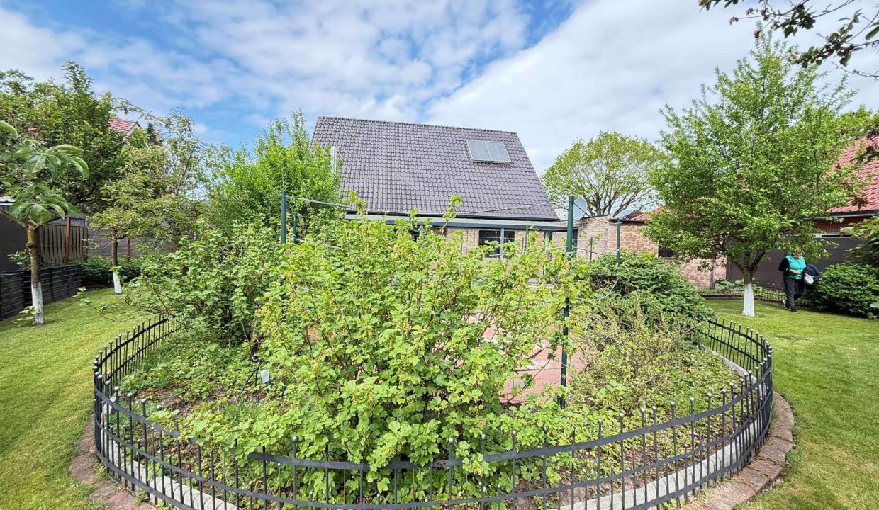 Gepflegte Gartenbeete