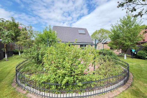 Gepflegte Gartenbeete