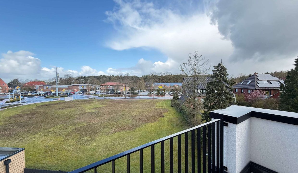 Blick vom Balkon
