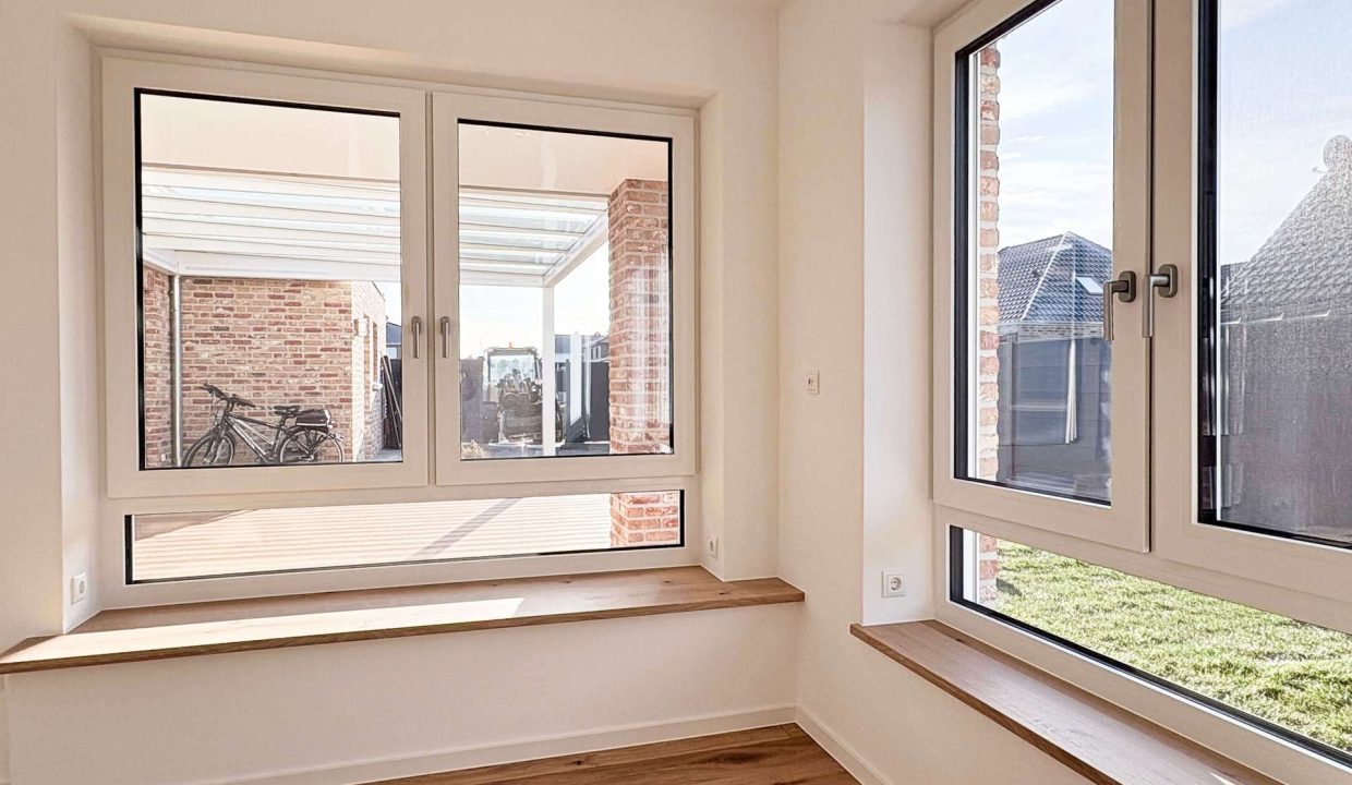 Große Fensterflächen