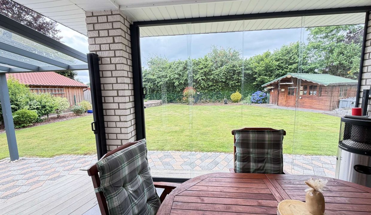 Überdachte Terrasse