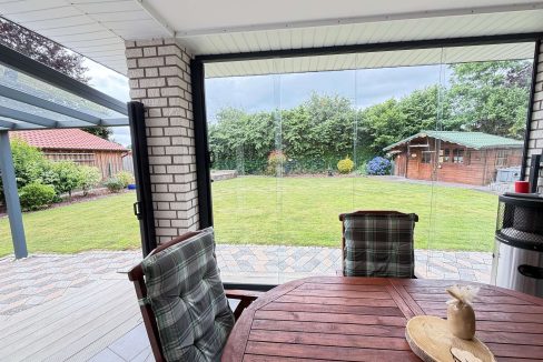 Überdachte Terrasse