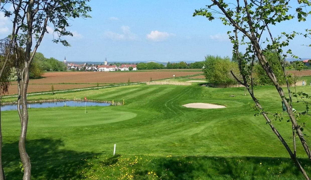 Blick auf den Golfpark
