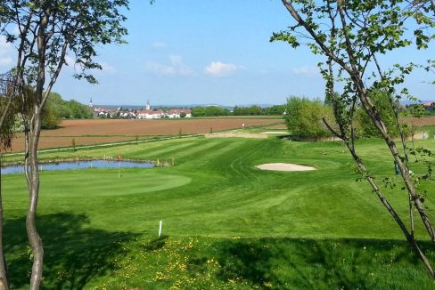 Blick auf den Golfpark