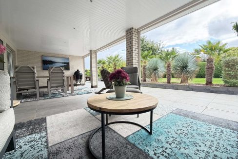 Überdachter Terrassenbereich